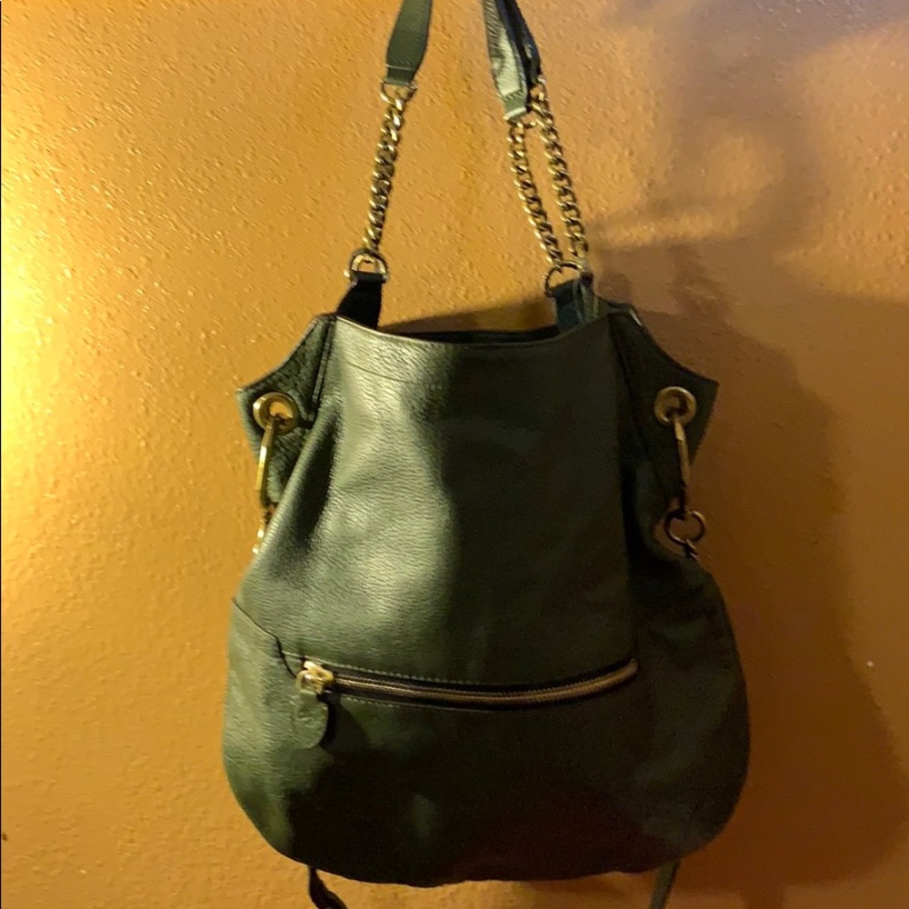 Oryany leather shoulder handbag